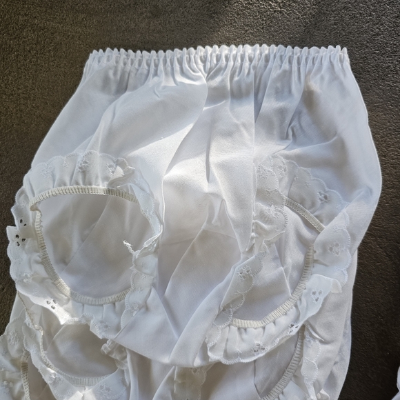 Baby Girls Bloomers Double Seat Diaper Cover Set of 13 - Picture 3 of 9